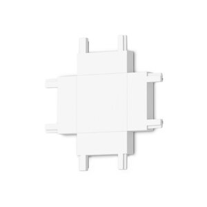 Коннектор Ambrella X-образный для накладного шинопровода Magnetic Ultra Slim GV1124 WH, белый