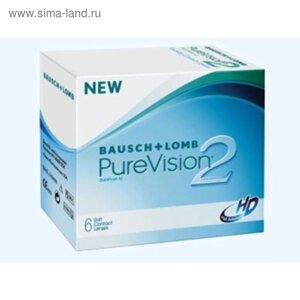 Контактные линзы Pure Vision2 ,4,5/8,6 в наборе 6 шт.