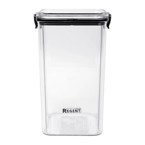 Контейнер для сыпучих продуктов Regent inox Desco, пластик, 1.3 л