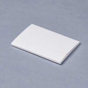 Конверт для подарочного сертификата, белый, 10,5 х 7 см