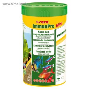 Корм Sera Immun Pro Mini для рыб, основной, в гранулах, 250 мл, 120 г