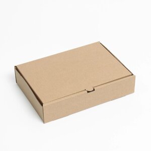 Коробка для пирога, крафт, 29.5 х 20 х 6 см