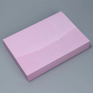 Коробка подарочная складная конверт, упаковка, «Лавандовая», 31 х 22 х 5 см