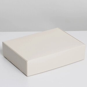 Коробка подарочная складная, упаковка, «Бежевая», 21 х 15 х 5 см
