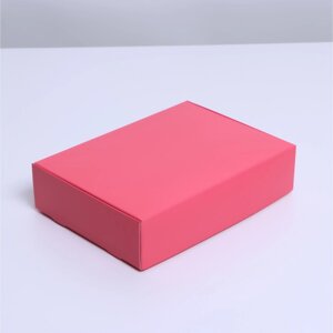 Коробка подарочная складная, упаковка, «Фуксия», 21 х 15 х 5 см