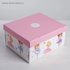 Коробка подарочная складная, упаковка, «Милой девочке», 31 х 25,5 х 16 см