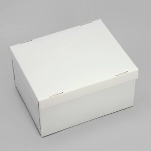 Коробка подарочная складная, упаковка, «Серая», 31.2 х 25.6 х 16.1 см