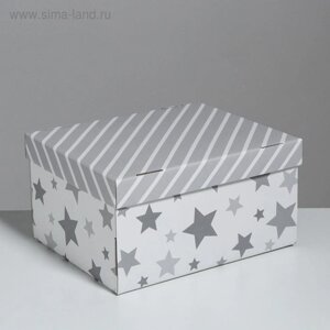 Коробка подарочная складная, упаковка, «Звёздные радости», 31,2 х 25,6 х 16,1 см