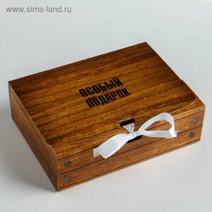 Коробка подарочная, упаковка, «Особый подарок», 16,5 х12,5 х5 см