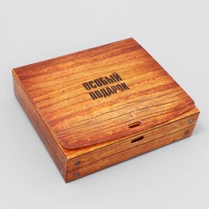 Коробка подарочная, упаковка, «Особый подарок», 20 х18 х 5 см, БЕЗ ЛЕНТЫ