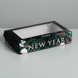 Коробка складная Happy Ney Year, 20 12 4 см