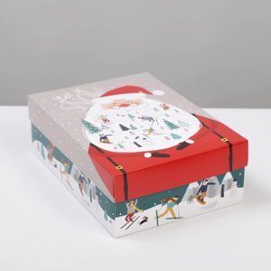 Коробка складная «Новогодние истории», 21 15 7 см