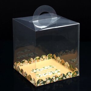 Коробка-сундук, кондитерская упаковка «For you», 26 х 26 х 28 см