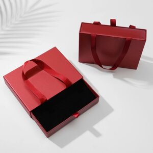 Коробочка подарочная под набор «Премиум», 1216, цвет красный