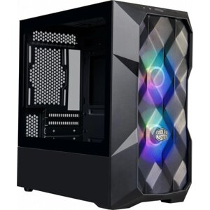 Корпус Cooler Master MasterBox TD300 Mesh черный без БП mATX 4x120mm 4x140mm 2xUSB3.0 audio 100446