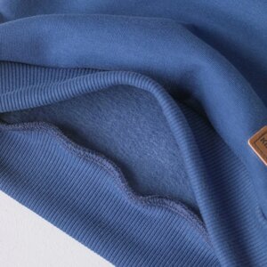 Костюм детский спортивный KinDerLitto «Оверсайз», 2 предмета: худи, штаны, рост 74-80 см, цвет деним