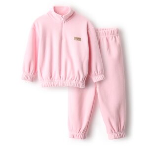 Костюм детский (толстовка, брюки) MINAKU цвет розовый, рост 80-86