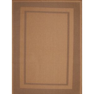 Ковёр-циновка прямоугольный 9198, размер 140х200 см, цвет gold/brown