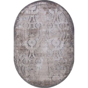 Ковёр овальный Karmen Hali Armina, размер 200x290 см, цвет grey/brown