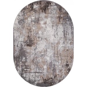 Ковёр овальный Merinos Graff, размер 200x290 см, цвет gray-beige