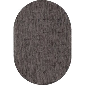 Ковёр овальный Merinos Vegas, размер 120x170 см, цвет d. gray-black