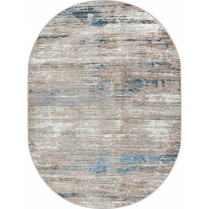 Ковёр овальный Sanat Viscon 36952A, размер 250x350 см, цвет blue / beige