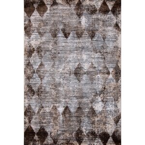 Ковёр прямоугольный Karmen Hali Panama, размер 156x230 см, цвет grey/brown