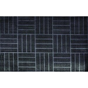 Коврик Sunstep «Паркет», резиновый 40х60 см, цвет чёрный