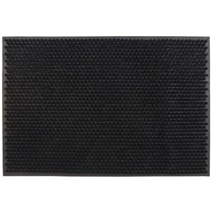 Коврик Sunstep «Травка», резиновый, 40х60 см, цвет чёрный