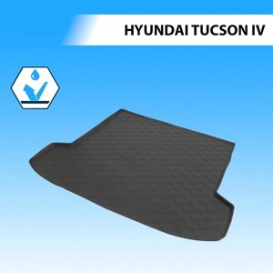 Коврик в багажник автомобиля Rival, Hyundai Tucson IV 2021-н. в., полиуретан, 12309004
