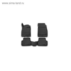 Коврики 3D в салон CHEVROLET Cruze 08/2009-2015, 4 шт. (полиуретан)