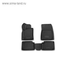 Коврики 3D в салон JEEP Grand Cherokee, 2014 -2016, 4 шт. (полиуретан)