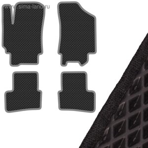 Коврики EVA Skyway, Honda Civic 5D hatch 2012 - н. в., черный, S01705173