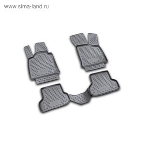 Коврики в салон AUDI A-3 3D 2007-2012, 4 шт. (полиуретан)