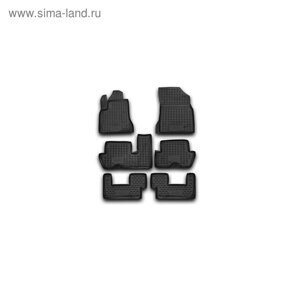 Коврики в салон CITROEN C4 Picasso 01/2007-2016, 6 шт. (полиуретан)