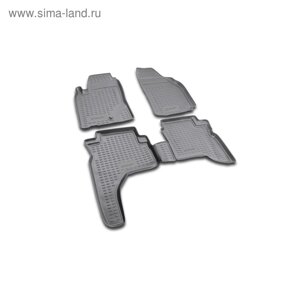 Коврики в салон MITSUBISHI Pajero Sport 1997-2008, 4 шт. (полиуретан)