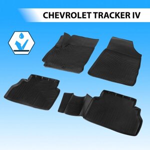 Коврики в салон Rival для Chevrolet Tracker IV 2021-н. в., полиуретан, 4 части