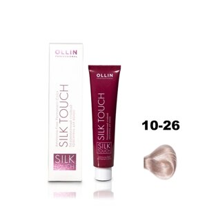 Краситель для волос Ollin Professional Silk Touch, безаммиачный, тон 10/26 светлый блондин розовый