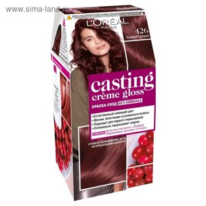 Краска-уход для волос L'oreal Casting Creme Gloss, без аммиака, оттенок 426 ледяная сангрия