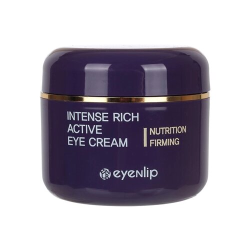 Крем для кожи вокруг глаз Eyenlip Intense Rich Active Eye Cream, укрепляющий, с экстрактом ферментированных соевых бобов, 50 мл