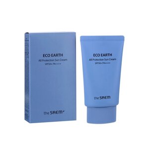 Крем для лица солнцезащитный Eco Earth All Protection Sun Cream SPF50+ PA , 50 мл