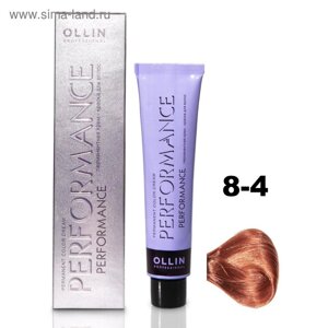 Крем-краска для волос Ollin Professional Performance, тон 8/4 светло-русый медный, 60 мл