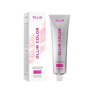 Крем-краска для волос перманентная Ollin Professional Color Platinum Collection, тон 6/11, 100 мл
