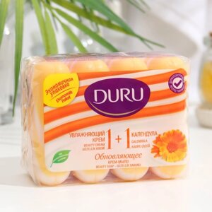 Крем-мыло DURU 1+1 "Календула" 4*80 гр ,