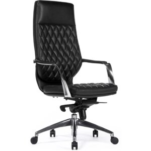 Кресло для руководителя Isida металл/экокожа, хром/черный 65x59x123 см