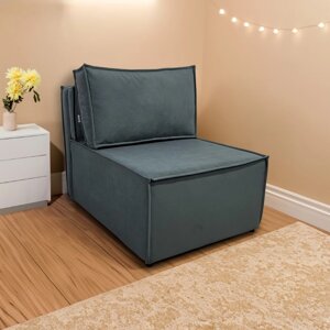 Кресло-кровать "Хит" КК2-ВСе велюр серый 740х750х1060 мм