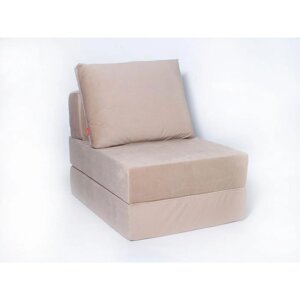 Кресло-кровать «Окта», размер 75x100 см, цвет бежевый, велюр