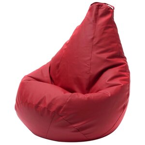 Кресло-мешок «Груша», экокожа, размер 3ХL, цвет красный