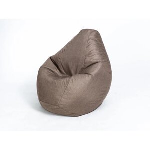 Кресло-мешок «Груша» малое, диаметр 70 см, высота 90 см, цвет коричневый