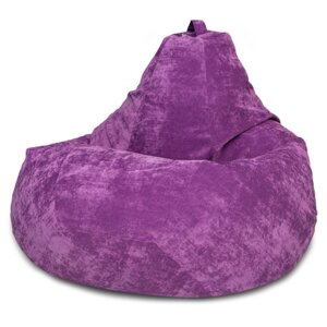 Кресло-мешок «Груша», микровельвет, размер 3XL, цвет фиолетовый